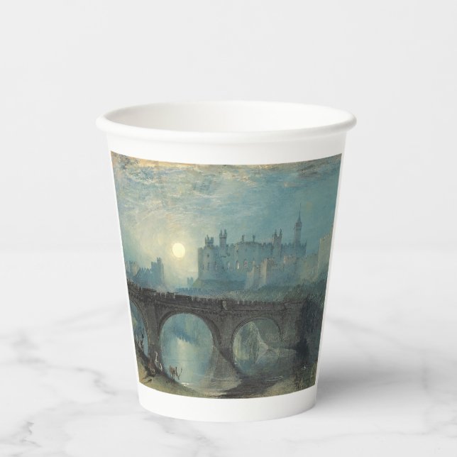 William Turner Alnwick Castle  Paper Cups (Front)
