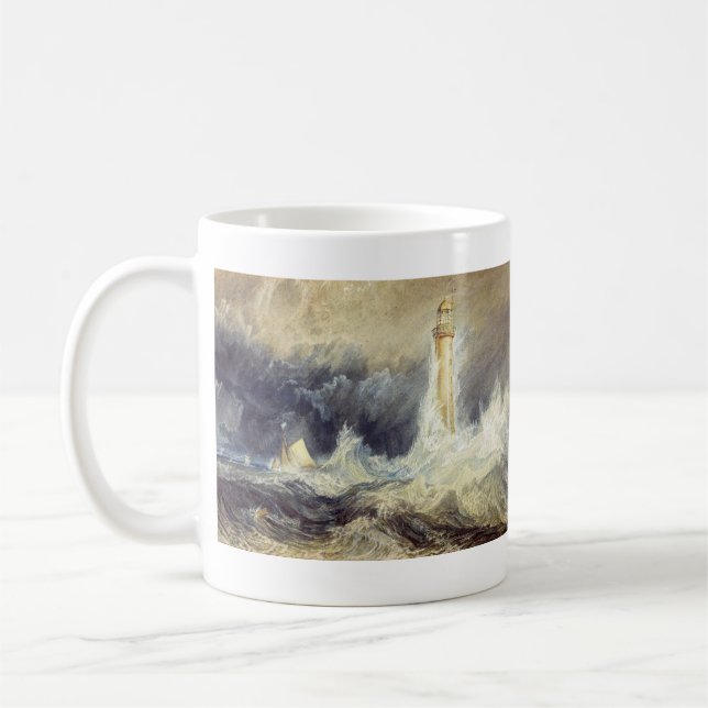 William Turner - Bell Rock Lighthouse Coffee Mug (Left)