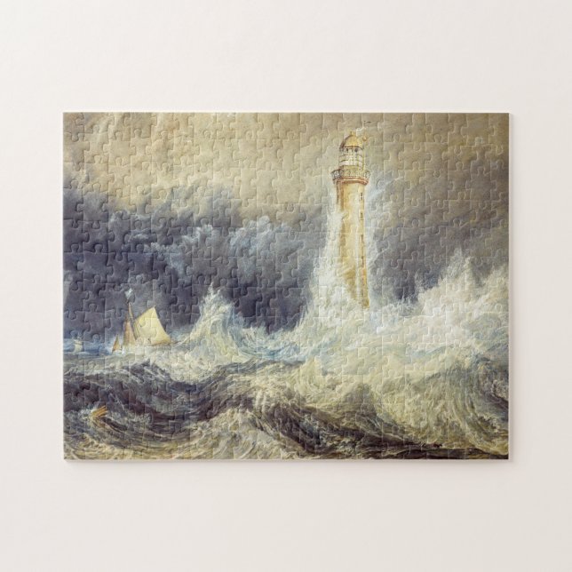William Turner - Bell Rock Lighthouse Jigsaw Puzzle (Horizontal)