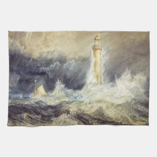 William Turner - Bell Rock Lighthouse Kitchen Towel