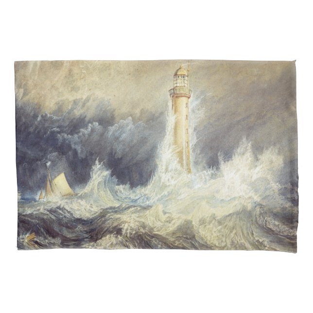 William Turner - Bell Rock Lighthouse Pillowcase (Front)