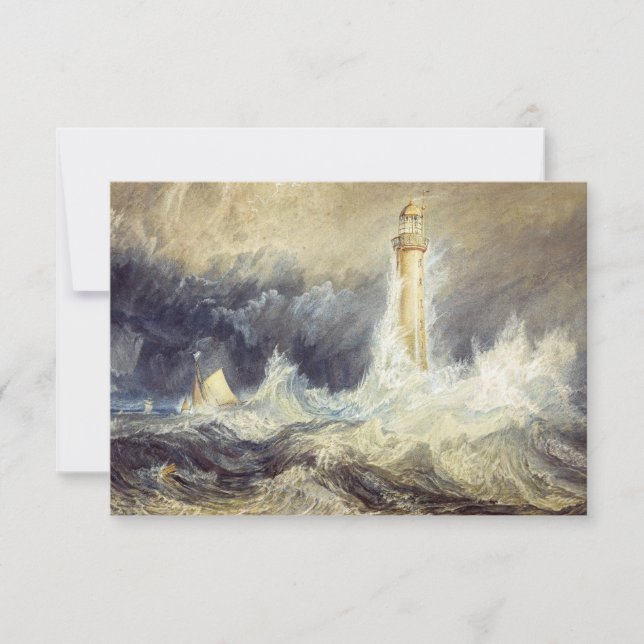 William Turner - Bell Rock Lighthouse Thank You Card (Front)
