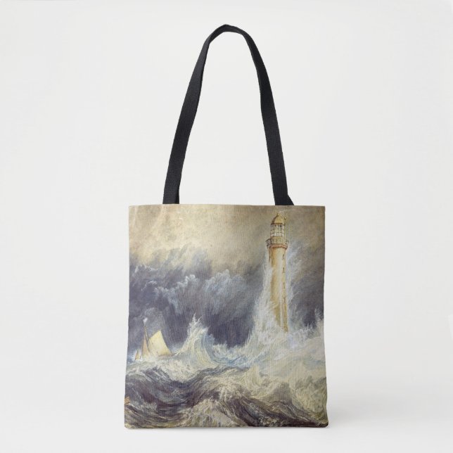 William Turner - Bell Rock Lighthouse Tote Bag (Front)
