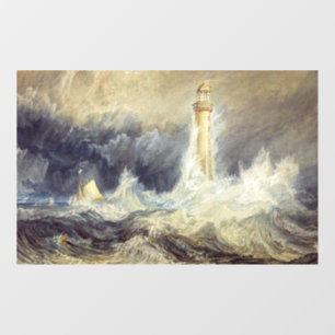 William Turner - Bell Rock Lighthouse Window Cling