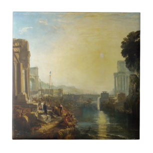 William Turner - Dido building Carthage Tile