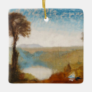 William Turner - Lake Nemi Ceramic Ornament