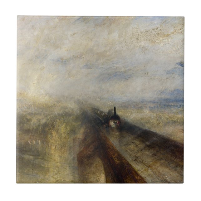 William Turner - Rain, Steam and Speed Tile (Front)