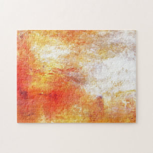 William Turner Sun Setting Over A Lake Romanticism Jigsaw Puzzle
