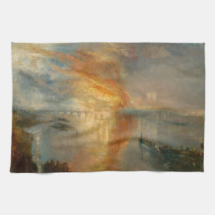 William Turner - The Burning of the Parliament Kitchen Towel