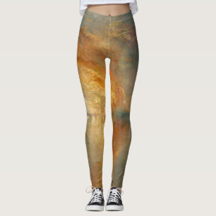 William Turner - The Burning of the Parliament Leggings