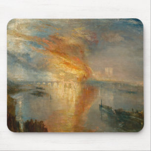 William Turner - The Burning of the Parliament Mouse Pad