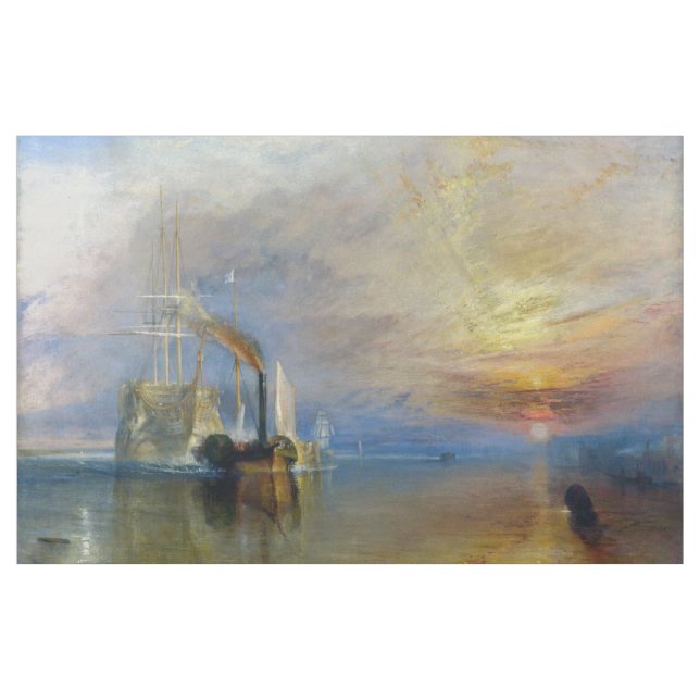 William Turner - The Fighting Temeraire Fabric (Yard)