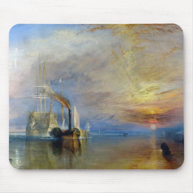 William Turner - The Fighting Temeraire Mouse Pad (Front)