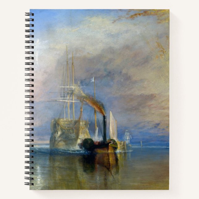 William Turner - The Fighting Temeraire Notebook (Front)