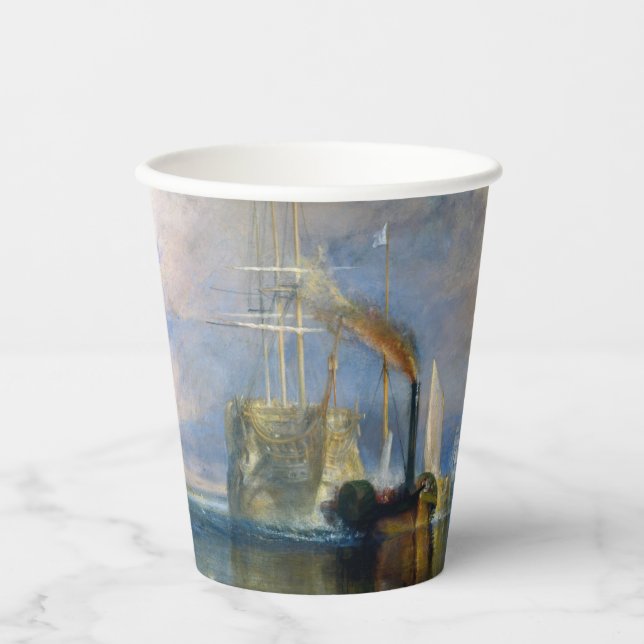 William Turner - The Fighting Temeraire Paper Cups (Front)