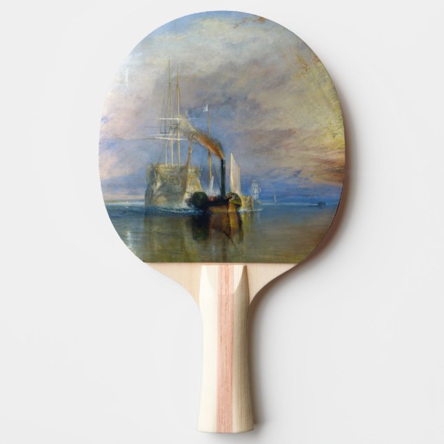 William Turner - The Fighting Temeraire Ping Pong Paddle (Front)