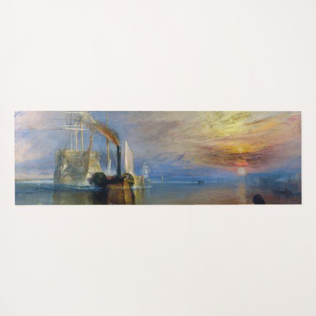 William Turner - The Fighting Temeraire Yoga Mat (Back (Horizontal))