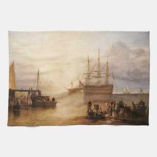 William Turner - The Sun Setting Through Vapour Kitchen Towel