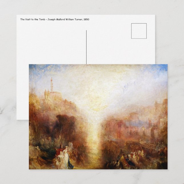 William Turner - The Visit to the Tomb Postcard (Front/Back)