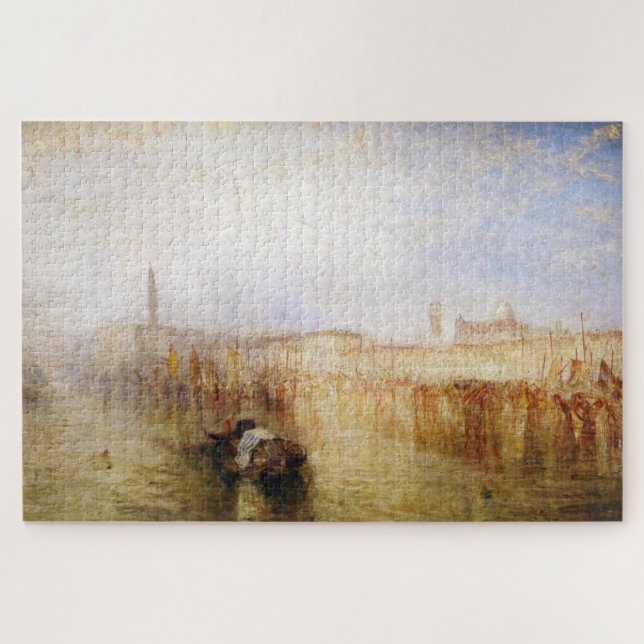 William Turner - Venice Quay, Ducal Palace Jigsaw Puzzle (Horizontal)