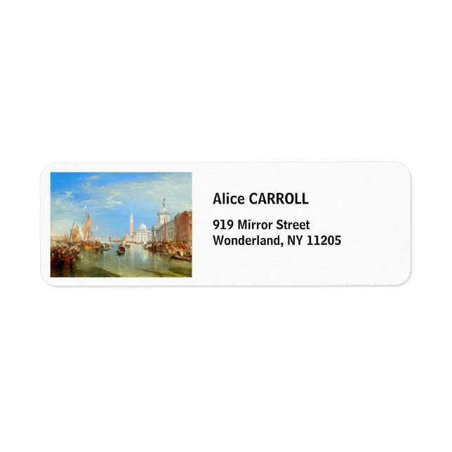 William Turner - Venice, The Dogana & San Giorgio (Front)