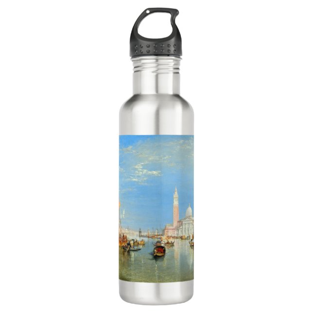 William Turner - Venice, The Dogana & San Giorgio 710 Ml Water Bottle (Front)