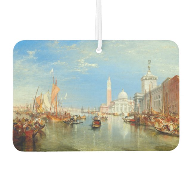 William Turner - Venice, The Dogana & San Giorgio Air Freshener (Front)