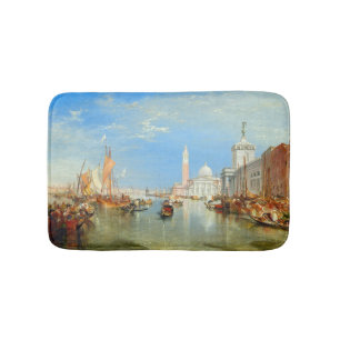 William Turner - Venice, The Dogana & San Giorgio Bath Mat