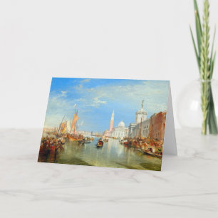 William Turner - Venice, The Dogana & San Giorgio Card