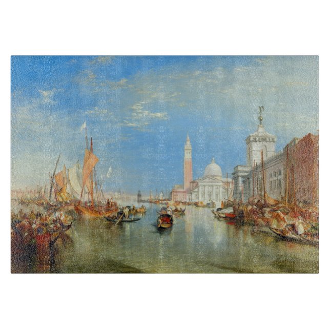 William Turner - Venice, The Dogana & San Giorgio Cutting Board (Front)