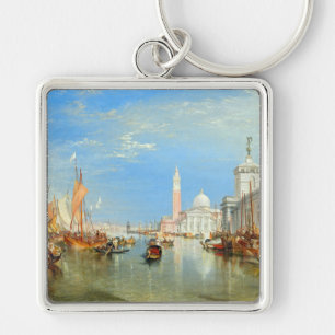 William Turner - Venice, The Dogana & San Giorgio Keychain