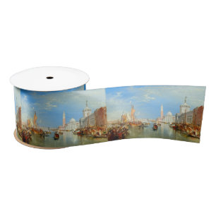 William Turner - Venice, The Dogana & San Giorgio Satin Ribbon