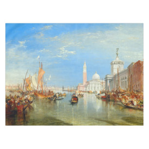William Turner - Venice, The Dogana & San Giorgio Tablecloth