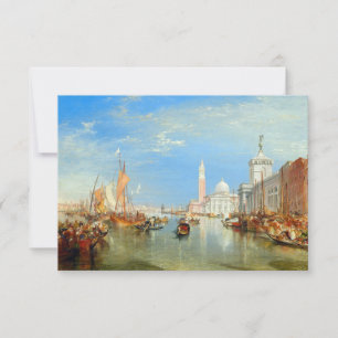 William Turner - Venice, The Dogana & San Giorgio Thank You Card
