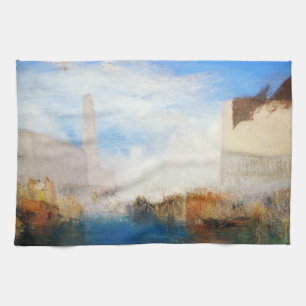 William Turner - Venice, the Piazzetta Kitchen Towel
