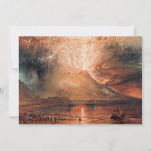 William Turner - Vesuvius in Eruption Thank You Card