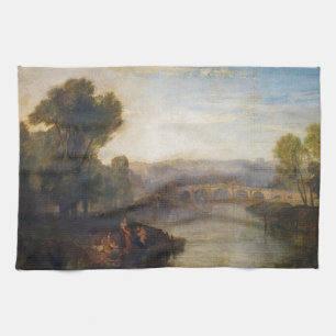 William Turner - View of Richmond Hill and Bridge Kitchen Towel