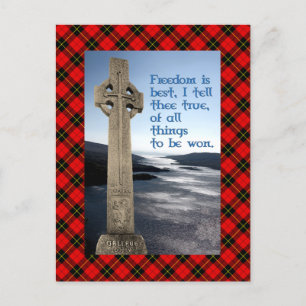 William Wallace Freedom Monument Postcard