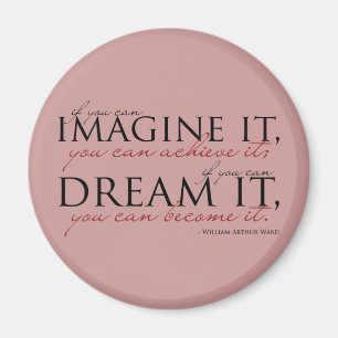 William Ward Imagine Quote Magnet