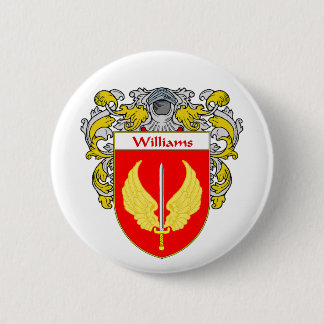 Williams Coat of Arms (Mantled) 2 Inch Round Button