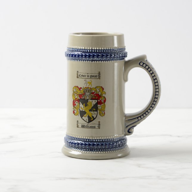 Williams Coat of Arms Stein (Right)