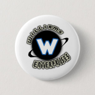 Williams Enterprises logo 2 Inch Round Button