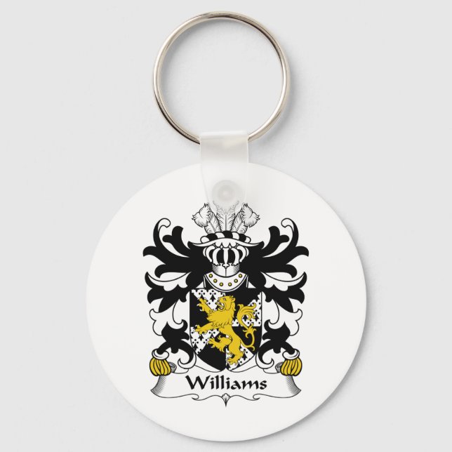 Williams Family Crest Keychain (Front)