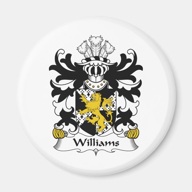 Williams Family Crest Magnet (Front)