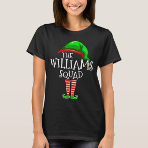 Williams Family Name Squad Matching Group Elf Chri T-Shirt