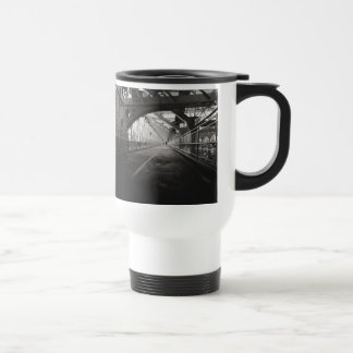 Williamsburg Bridge Architecture - New York City Travel Mug