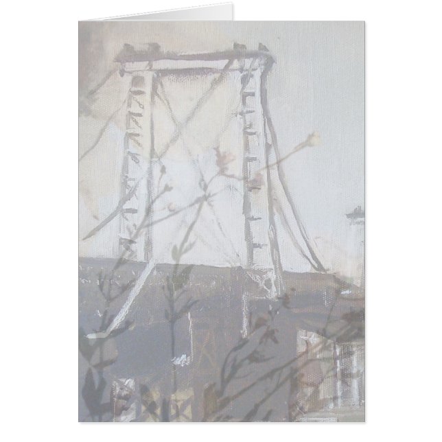 Williamsburg Bridge Brooklyn Poppie Giftcard (Front)