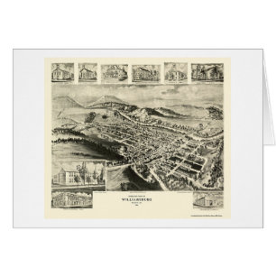 Williamsburg, carte panoramique -1906 de PA