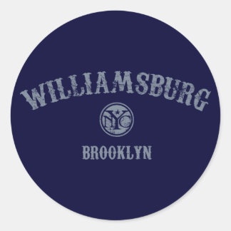 Williamsburg Classic Round Sticker