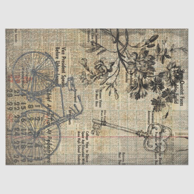 Williamsburg Decoupage | Tissue Paper (Front)